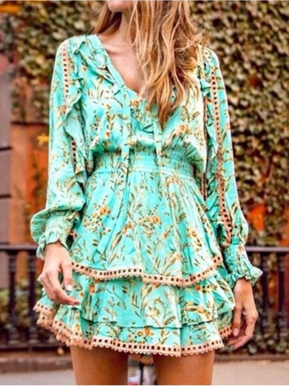 Spell & The Gypsy Maisie Playdress – Vintage Turquoise – Size Medium